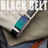 yanfind Belt Row Motion Simplicity Blank Dark Vibrant Dividing USA Wide Neon Gradient Blurred Men's Dress Casual Every Day Reversible Leather Belt