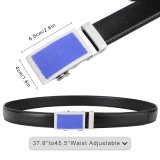 yanfind Belt Simplicity Decor Shade Watercolor Craft USA Paints Creativity Space City Border Grunge Men's Dress Casual Every Day Reversible Leather Belt