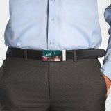 yanfind Belt  Focus Beautiful City Shining  Illuminated Lights Insubstantial Blurred Luminescence Abstract Men's Dress Casual Every Day Reversible Leather Belt