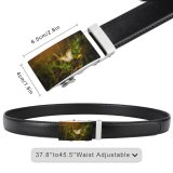 yanfind Belt  Focus Beautiful Invertebrate Butterfly Wild Insect  Depth Field Wildlife Leaves Men's Dress Casual Every Day Reversible Leather Belt