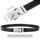 yanfind Belt  Focus Beautiful Delicate  Daylight Botanical Love Still Growth Leaves Flora Men's Dress Casual Every Day Reversible Leather Belt
