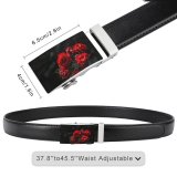 yanfind Belt  Focus Beautiful Plant Delicate Flowers Depth Roses Field Growth Blooming Leaves Men's Dress Casual Every Day Reversible Leather Belt