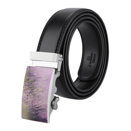 yanfind Belt Beautiful Perfume Flowers Aromatherapy Herb Herbal Fragrant Field Blooming Garden Outdoors Aromatic Men's Dress Casual Every Day Reversible Leather Belt