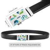 yanfind Belt Simplicity Friendship Topics Leadership Infinity Chain Engagement Jewelry Togetherness Unity Connection Meeting Men's Dress Casual Every Day Reversible Leather Belt