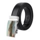 yanfind Belt UK Scotland Pier Sea Europe Landscape Century Styles Retro Ayrshire Coastal Bay Men's Dress Casual Every Day Reversible Leather Belt