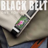 yanfind Belt  Focus Beautiful Plant Delicate Flowers Depth Grass Roses Field Growth Flora Men's Dress Casual Every Day Reversible Leather Belt
