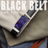 yanfind Belt Velvet Studio Decor Satin Glowing Wealth Advertisement Woven Purple Softness Elegance Curve Men's Dress Casual Every Day Reversible Leather Belt