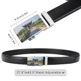 yanfind Belt Sichuan Chinese Cultures Footpath Architecture Building Destinations Sky History Sunny Tradition Province Men's Dress Casual Every Day Reversible Leather Belt