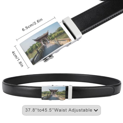 yanfind Belt Sichuan Chinese Cultures Footpath Architecture Building Destinations Sky History Sunny Tradition Province Men's Dress Casual Every Day Reversible Leather Belt