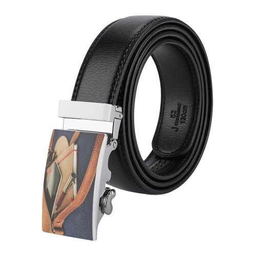yanfind Belt  Diary Eyewear  Contents Bag Accessory Tool Notebook Still Wear Fashion Men's Dress Casual Every Day Reversible Leather Belt