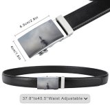 yanfind Belt  Prefecture Bay Freight Sagami East Kanagawa Transportation Navy Shipping Japan Men's Dress Casual Every Day Reversible Leather Belt