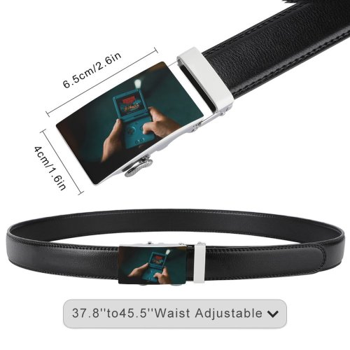 yanfind Belt  Focus Dark Screen Portable Connection Hands Touch Technology Electronics Video Gaming Men's Dress Casual Every Day Reversible Leather Belt
