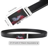 yanfind Belt Beautiful Butterfly Delicate Flowers Wild Insect  Moth Iphone Wildlife Monarch Garden Men's Dress Casual Every Day Reversible Leather Belt