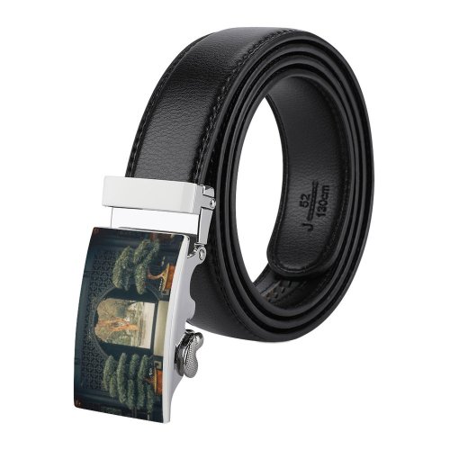 yanfind Belt Sichuan Chinese Cultures Stone Tree Plant Cooking Potted Door Environmental Social Tradition Men's Dress Casual Every Day Reversible Leather Belt