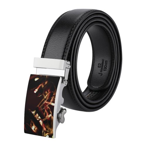 yanfind Belt  Festival Focus Dark Shining  Illuminated Lights Insubstantial Hands Light Luminescence Men's Dress Casual Every Day Reversible Leather Belt
