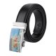 yanfind Belt  Floral Focus Beautiful Pastel  Flowers Depth Bunch Reception Colorful Field Men's Dress Casual Every Day Reversible Leather Belt