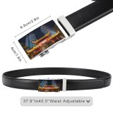 yanfind Belt Sichuan Chinese Cultures Night Architecture Nightlife Building Light Development Town Architectural Destinations Men's Dress Casual Every Day Reversible Leather Belt