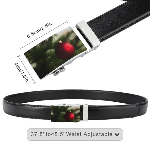 yanfind Belt  Focus Christmas Field Hanging Decoration  Ball Ornament Depth Men's Dress Casual Every Day Reversible Leather Belt