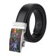 yanfind Belt  Festival Tourist Street Tourism Time Illuminated Lights Downtown Kong Evening Travel Men's Dress Casual Every Day Reversible Leather Belt