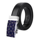 yanfind Belt Row Simplicity Weaving Interlocked Seamless Woven Tilt Retro Gold Elegance Layered Slanted Men's Dress Casual Every Day Reversible Leather Belt