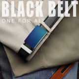 yanfind Belt Row Clean Simplicity Blank Purple Dark Elegance Curve USA Neon Gradient Men's Dress Casual Every Day Reversible Leather Belt