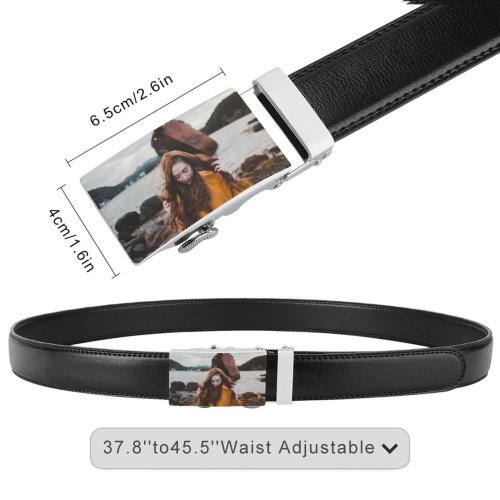 yanfind Belt  Focus  Vacation Depth Closed Travel Field Shallow Expression Facial Solitude Men's Dress Casual Every Day Reversible Leather Belt