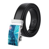 yanfind Belt Screen Motion Science Sending Dimensional Network Vehicle Outer Scale Light Virtual Networking Men's Dress Casual Every Day Reversible Leather Belt