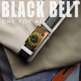 yanfind Belt  Focus Beautiful Plant Delicate Depth Sunset Field Growth  Sunrise Blooming Men's Dress Casual Every Day Reversible Leather Belt