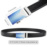 yanfind Belt Row Layered Natural Decoration Design Striped Art Abstract Men's Dress Casual Every Day Reversible Leather Belt