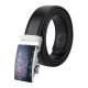 yanfind Belt  Festival  Illuminated Lights Scenery Fireworks Explode Evening Light Explosion Beach Men's Dress Casual Every Day Reversible Leather Belt