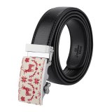 yanfind Belt Simplicity Tree Seamless Snowflake Nordic Retro Rough Norwegian Bird  Winter Tradition Men's Dress Casual Every Day Reversible Leather Belt