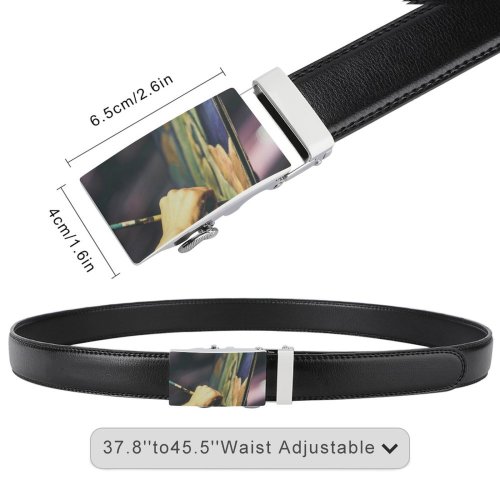 yanfind Belt  Focus Artist Talent Artsy Canvass Artistic Creativity Colorful Painter Creative Art Men's Dress Casual Every Day Reversible Leather Belt