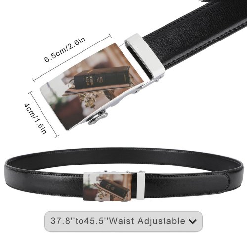 yanfind Belt  Focus Christianity Christ Holy Spiritual Study Scripture Church Testament Men's Dress Casual Every Day Reversible Leather Belt