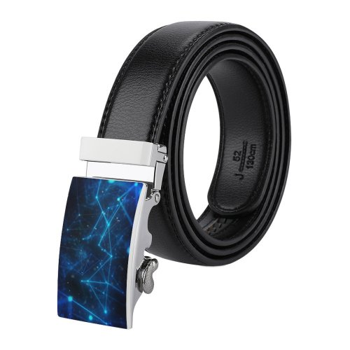 yanfind Belt Row Motion Science Network Virtual Glowing Communication Softness Data Togetherness  Social Men's Dress Casual Every Day Reversible Leather Belt