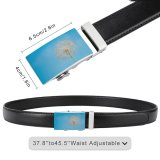 yanfind Belt  Focus Delicate Baby Light Blowball Growth Dandelion Downy Flora Sky Flower Men's Dress Casual Every Day Reversible Leather Belt