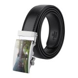 yanfind Belt Sichuan Chinese Cultures Stone Architecture Building Monument Morning Landscape Architectural Urban Destinations Men's Dress Casual Every Day Reversible Leather Belt