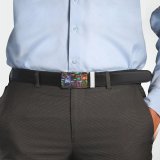 yanfind Belt  Festival Tourist Street Tourism Time Illuminated Lights Downtown Kong Evening Travel Men's Dress Casual Every Day Reversible Leather Belt