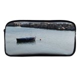 yanfind Pencil Case YHO Vehicle Calm Vessel Tourism Coast Sea Boat Ocean Anchor Fishing Salerno Watercraft Zipper Pens Pouch Bag for Student Office School