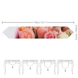 Yanfind Table Runner Ylanite Koppens Flowers Roses Leaves Flower Bouquet Beautiful Blossom Everyday Dining Wedding Party Holiday Home Decor