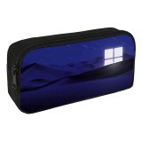 yanfind Pencil Case YHO Onairx Technology Desert Night  Glowing  Trails Illuminated Zipper Pens Pouch Bag for Student Office School