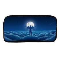 yanfind Pencil Case YHO RicoDZ Fantasy  Above Clouds Dream  Night Moonlight Zipper Pens Pouch Bag for Student Office School