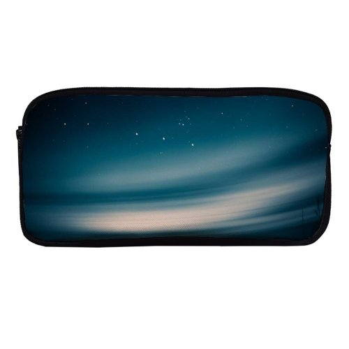 yanfind Pencil Case YHO Grafixart Aurora Borealis Night Sky  Landscape Starry Sky Zipper Pens Pouch Bag for Student Office School