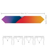 Yanfind Table Runner Gradients IOS WWDC iPhone Everyday Dining Wedding Party Holiday Home Decor