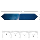 Yanfind Table Runner Cerqueira Starry Sky Clouds Sky Night Everyday Dining Wedding Party Holiday Home Decor