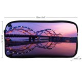 yanfind Pencil Case YHO Quang Anh Ta   Sunset Dawn Reflection Arch  Hàn River Zipper Pens Pouch Bag for Student Office School