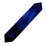 Yanfind Table Runner Gerd Altmann Love I Love You Starry Sky Couple Silhouette Heart Valentines Everyday Dining Wedding Party Holiday Home Decor