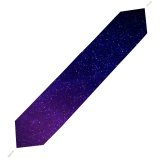 Yanfind Table Runner Starry Sky Purple Sky Astronomical Stars Everyday Dining Wedding Party Holiday Home Decor