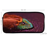 yanfind Pencil Case YHO Richard Mohler  Feather Drop Selective Focus Macro Zipper Pens Pouch Bag for Student Office School