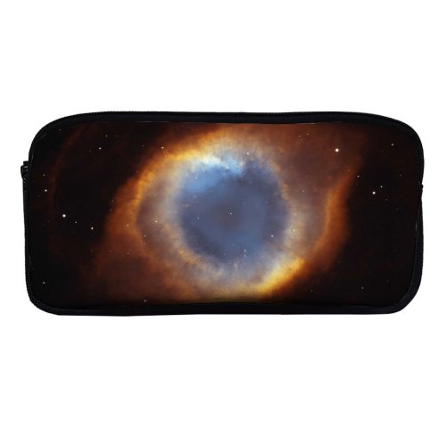 yanfind Pencil Case YHO Space Black Dark  Nebula Constellation Aquarius Galaxy Astronomy  Dark Zipper Pens Pouch Bag for Student Office School