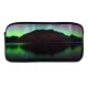 yanfind Pencil Case YHO Cecil Peak Zealand Aurora Borealis Northern Lights Starry Sky Night Time Lake Zipper Pens Pouch Bag for Student Office School